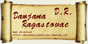 Damjana Ragastovac vizit kartica